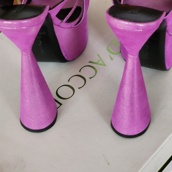 D'Accori Belle Platform Sandals Sz 40 - Picture 3 of 8